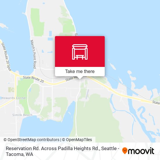 Mapa de Reservation Rd. Across Padilla Heights Rd.