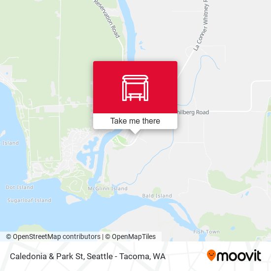 Caledonia & Park St map
