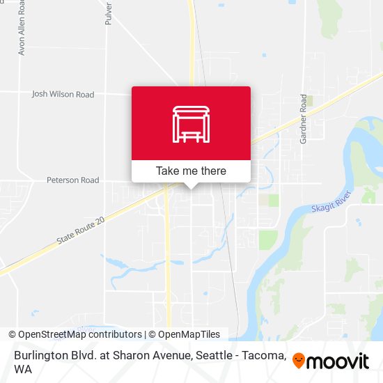 Burlington Blvd. at Sharon Avenue map