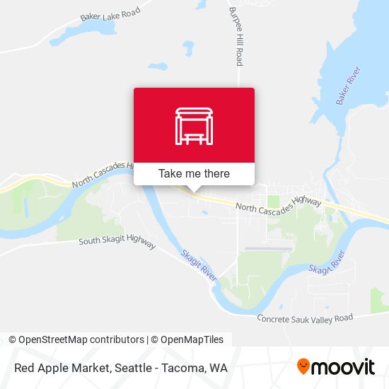 Red Apple Market map