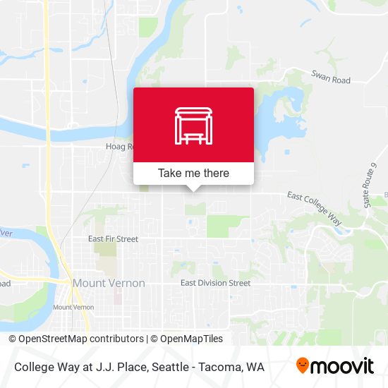 Mapa de College Way at J.J. Place