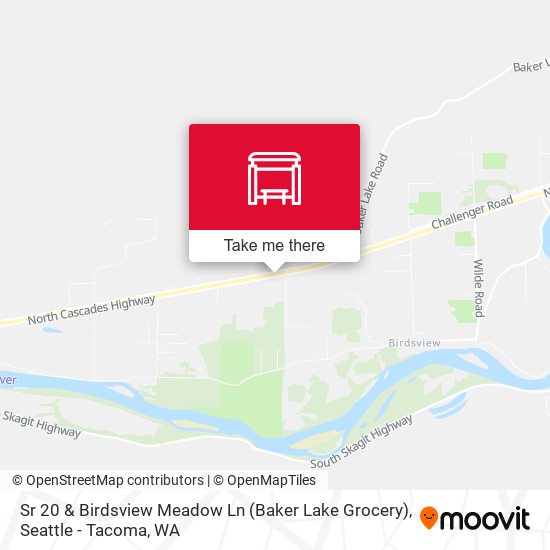 Mapa de Sr 20 & Birdsview Meadow Ln (Baker Lake Grocery)