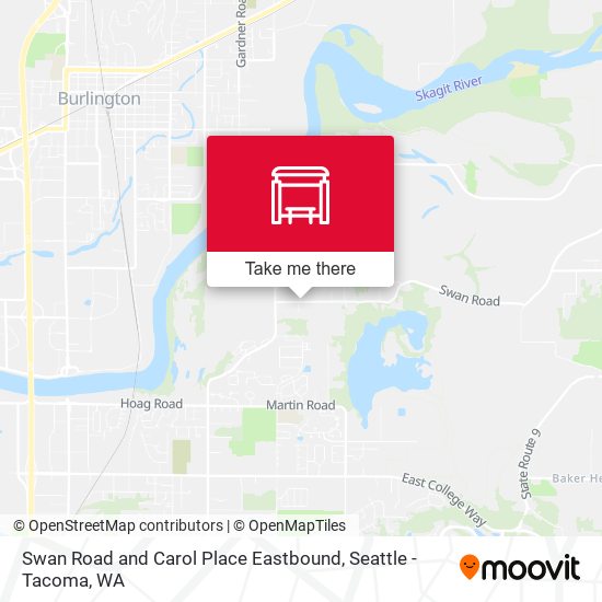 Mapa de Swan Road and Carol Place Eastbound