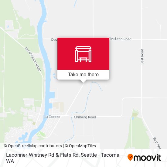 Mapa de Laconner-Whitney Rd & Flats Rd