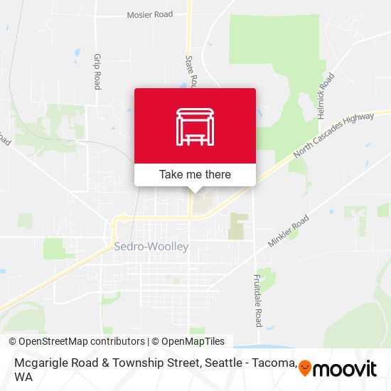 Mcgarigle Road & Township Street map