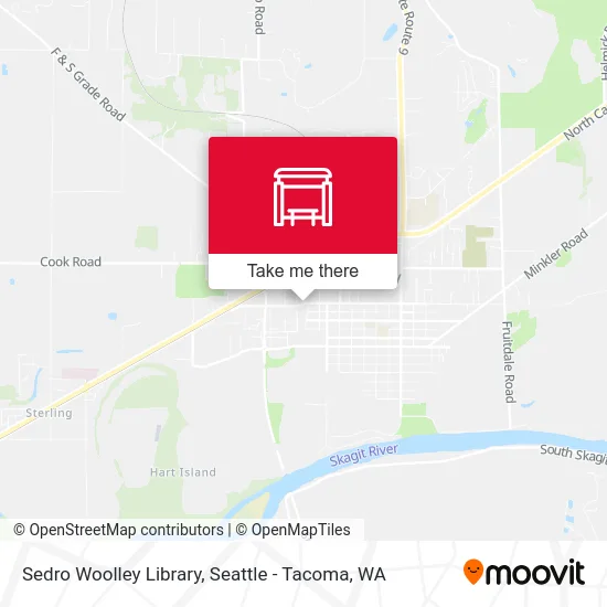 Sedro Woolley Library map