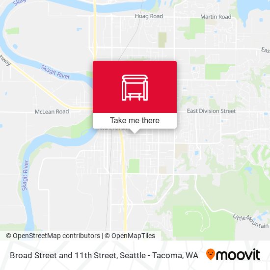 Mapa de Broad Street and 11th Street