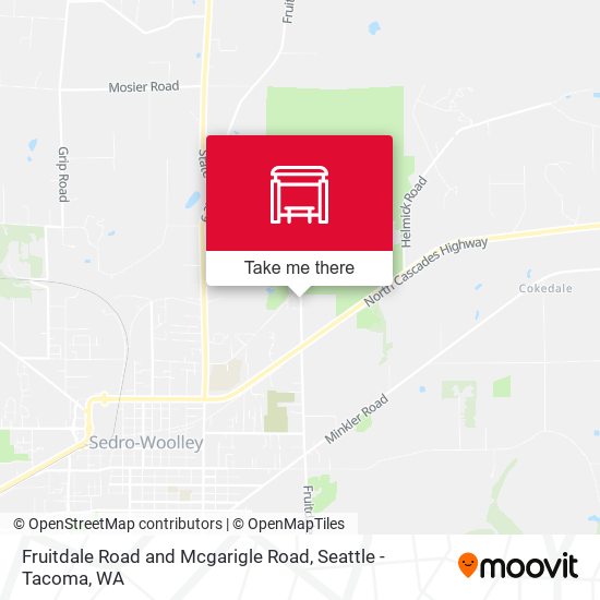 Fruitdale Road and Mcgarigle Road map