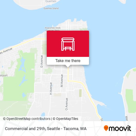 Commercial and 29th map