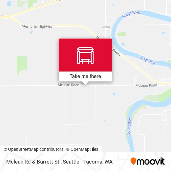 Mclean Rd & Barrett St. map