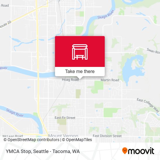 YMCA Stop map