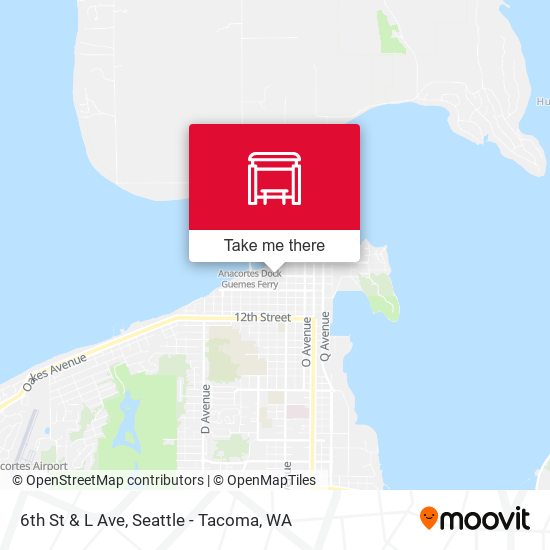 6th St & L Ave map
