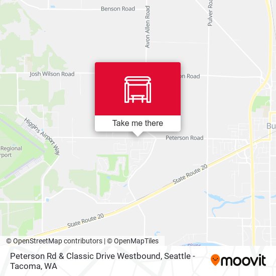 Peterson Rd & Classic Drive Westbound map