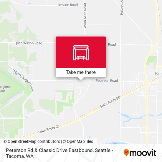Mapa de Peterson Rd & Classic Drive Eastbound