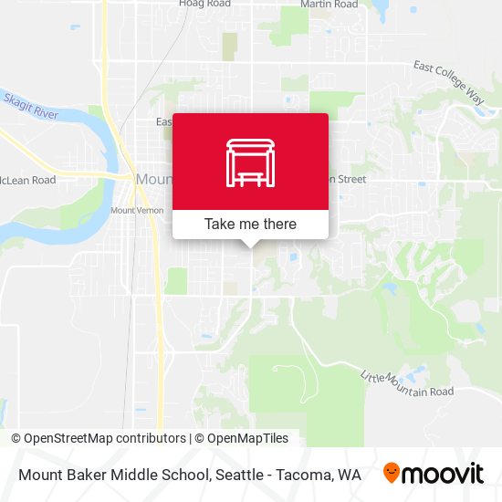 Mapa de Mount Baker Middle School