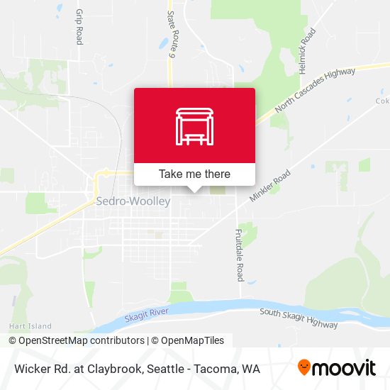 Mapa de Wicker Rd. at Claybrook