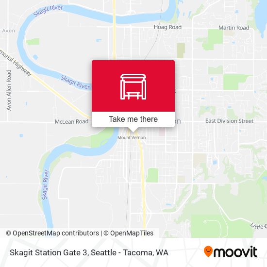 Mapa de Skagit Station Gate 3