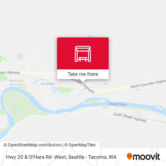 Hwy 20 & O'Hara Rd- West map