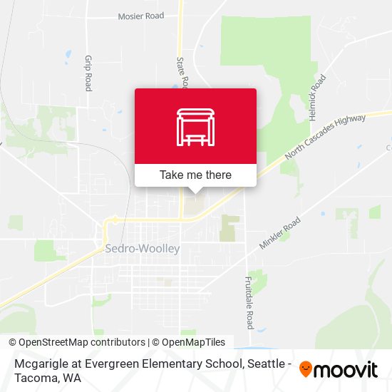 Mapa de Mcgarigle at Evergreen Elementary School