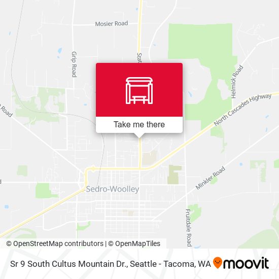 Sr 9 South Cultus Mountain Dr. map