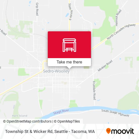 Township St & Wicker Rd map