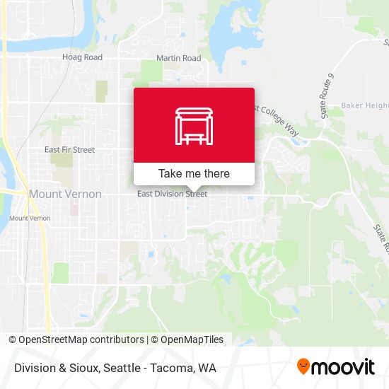 Division & Sioux map