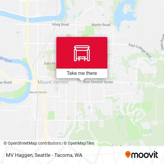 MV Haggen map