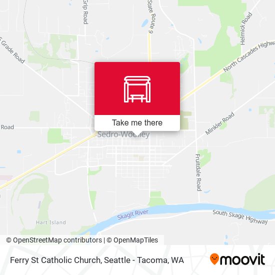Mapa de Ferry St Catholic Church