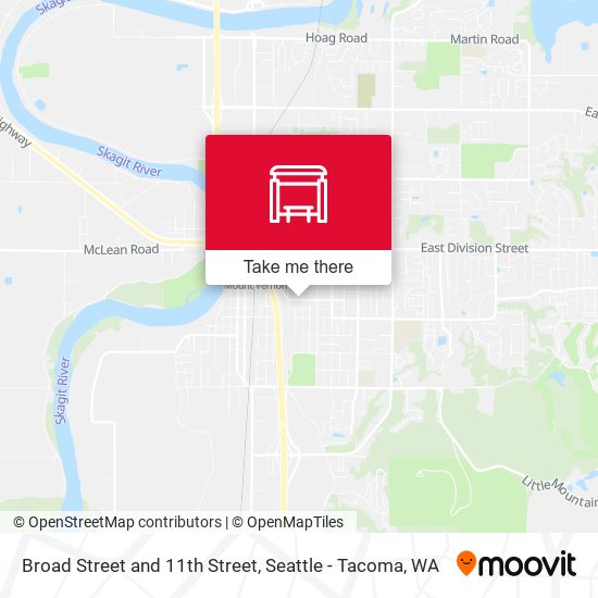 Broad Street and 11th Street map