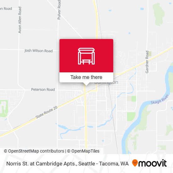 Norris St. at Cambridge Apts. map
