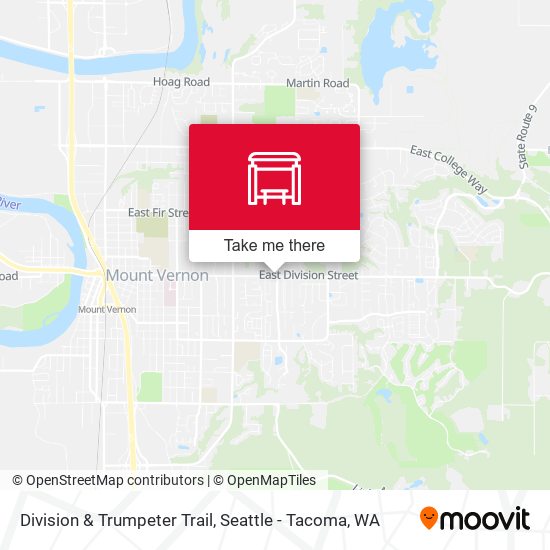Division & Trumpeter Trail map