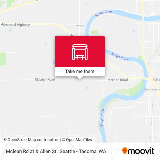 Mclean Rd at & Allen St. map