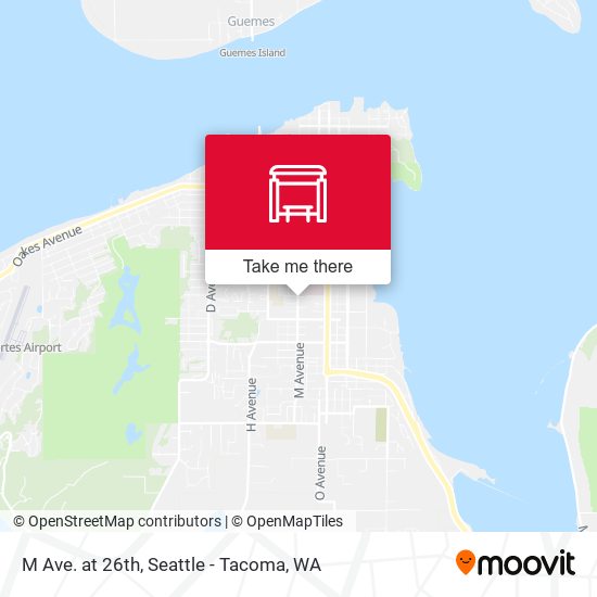 Mapa de M Ave. at 26th