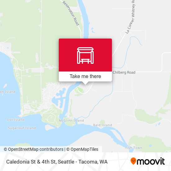 Caledonia St & 4th St map