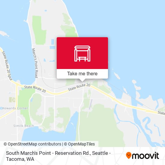 Mapa de South March's Point - Reservation Rd.