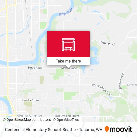 Centennial Elementary School map