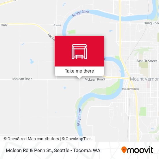 Mclean Rd & Penn St. map