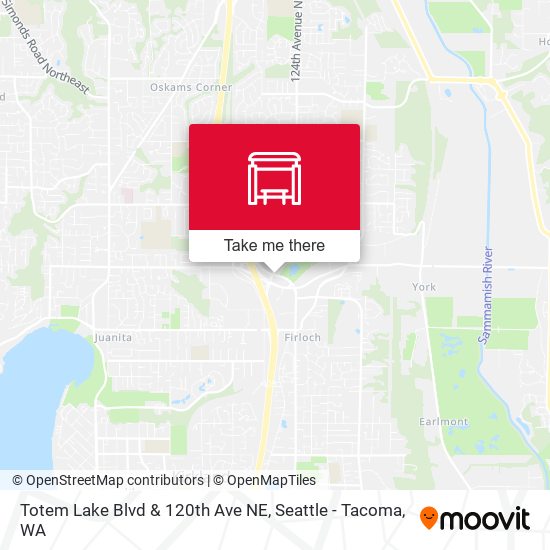 Mapa de Totem Lake Blvd & 120th Ave NE