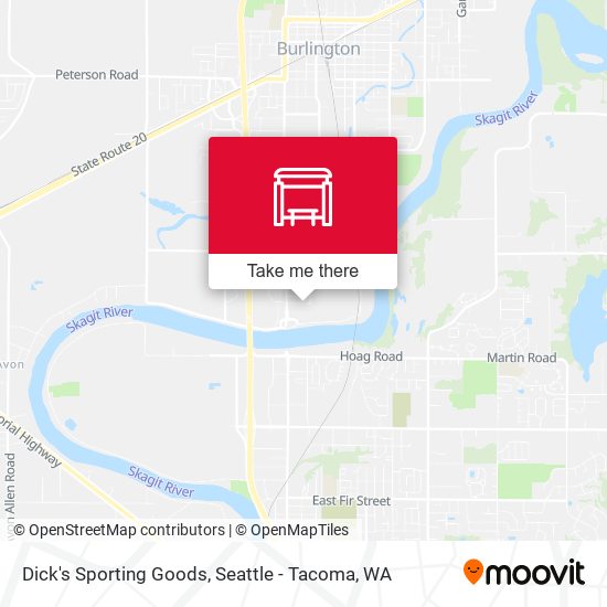 Dick's Sporting Goods map