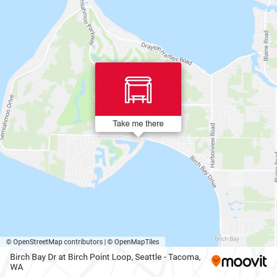 Birch Bay Dr at Birch Point Loop map