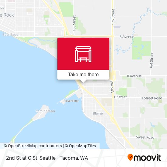 Mapa de 2nd St at C St