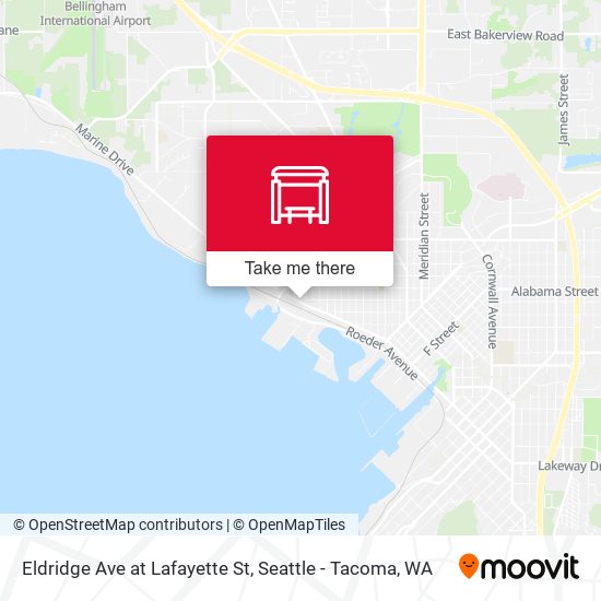 Eldridge Ave at Lafayette St map