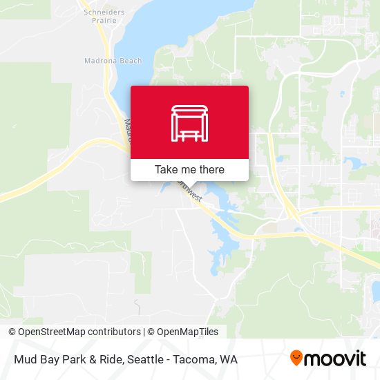 Mud Bay Park & Ride map