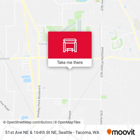 Mapa de 51st Ave NE & 164th St NE