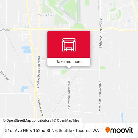 51st Ave NE & 152nd St NE map