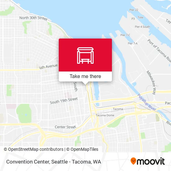 Mapa de Convention Center