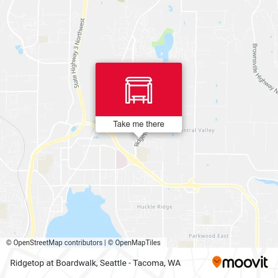 Ridgetop at Boardwalk map