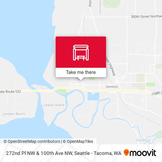 Mapa de 272nd Pl NW & 100th Ave NW