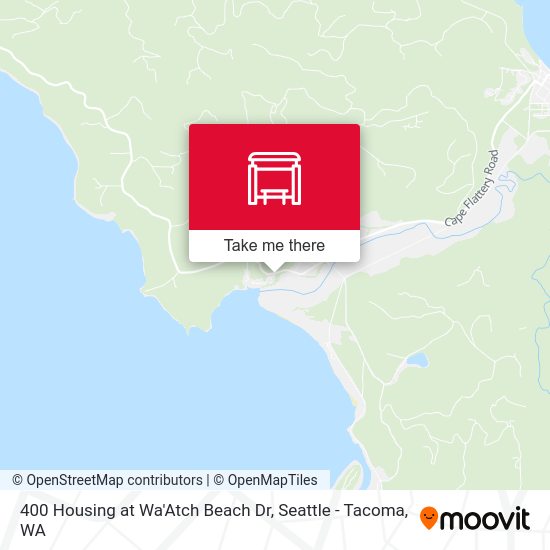 Mapa de 400 Housing at Wa'Atch Beach Dr