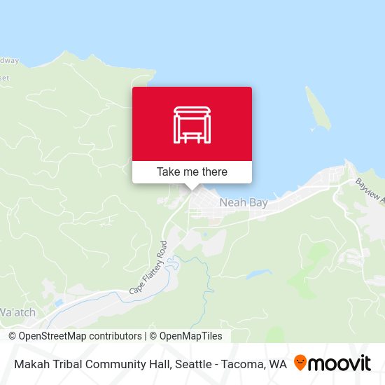 Mapa de Makah Tribal Community Hall